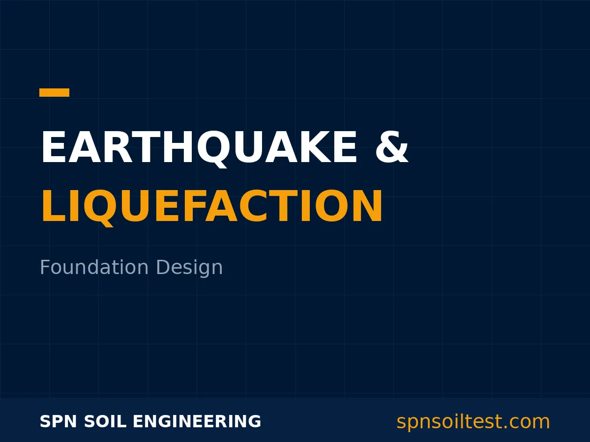 แผ่นดินไหวกับฐานราก ดินแบบไหนเสี่ยง Liquefaction