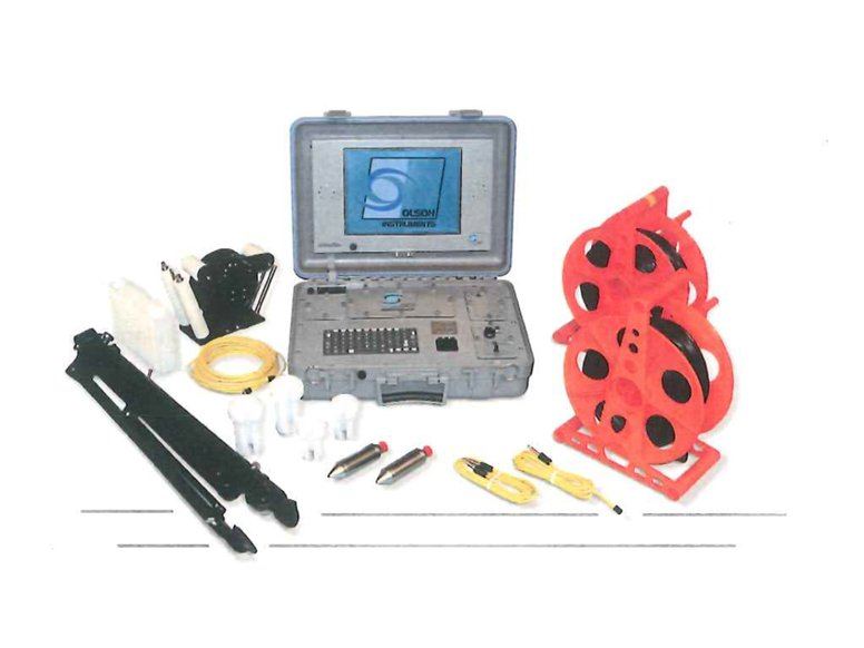 CSL อุปกรณ์ Olson Instruments Hydrophone Probe Cross-Hole Analyzer SPN